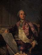 Joseph-Siffred  Duplessis Portrait of the Comte d-Angiviller oil painting